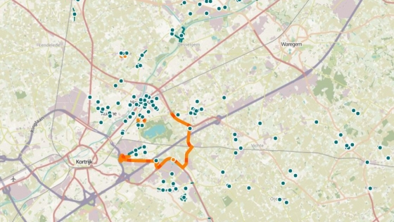 Gemeente Deerlijk - Eaglebe Smart City Platform - Hinder in kaart